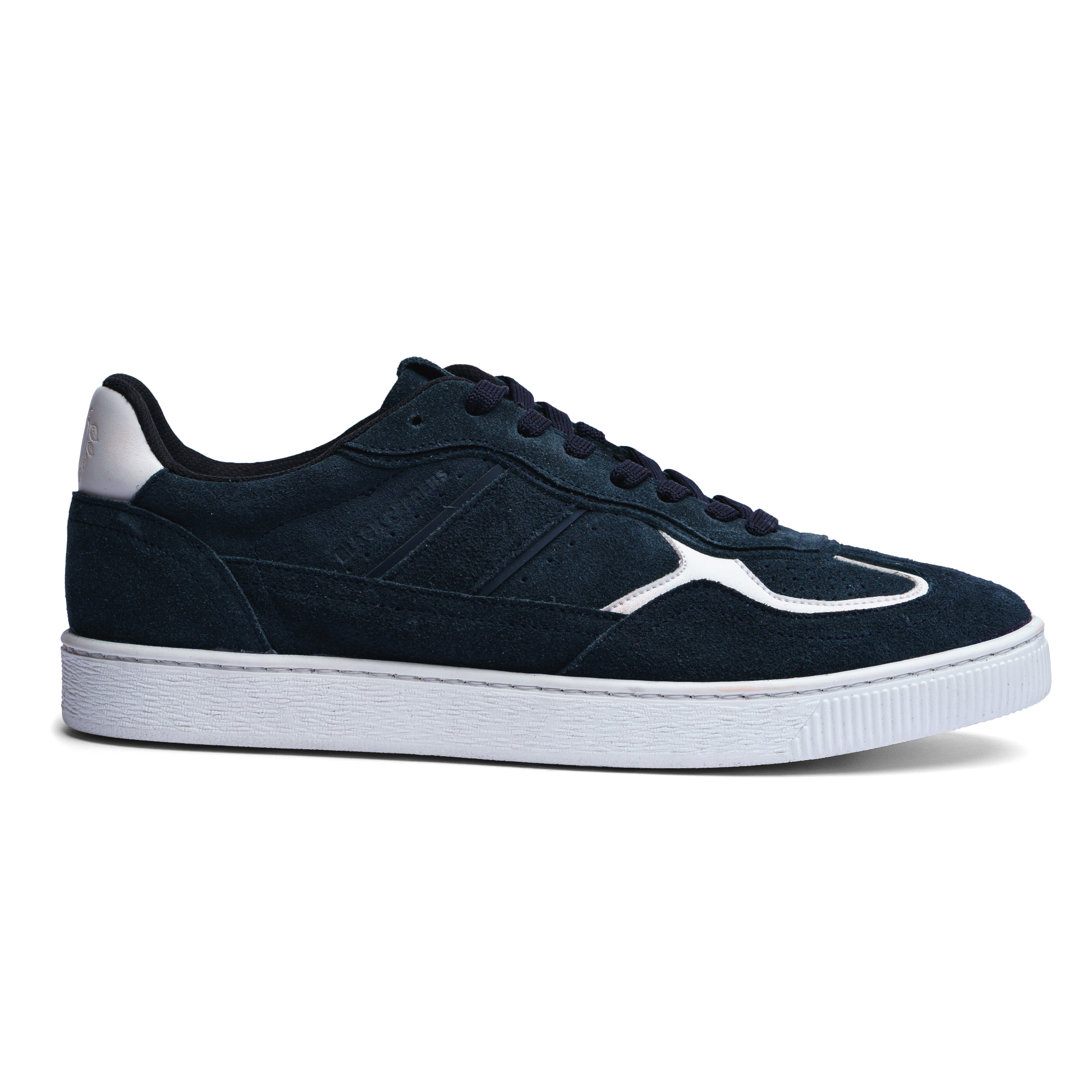 BLACK PEPPERS Lowtop Leather Sneaker PARMA Navy Blue