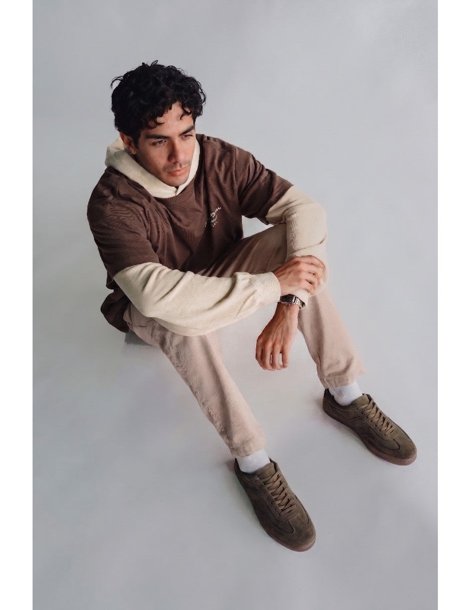 Lowtop Leather Sneaker PARMA Olive Green