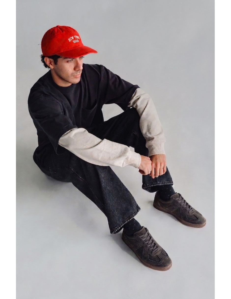 Lowtop Leather Sneaker PARMA Gray