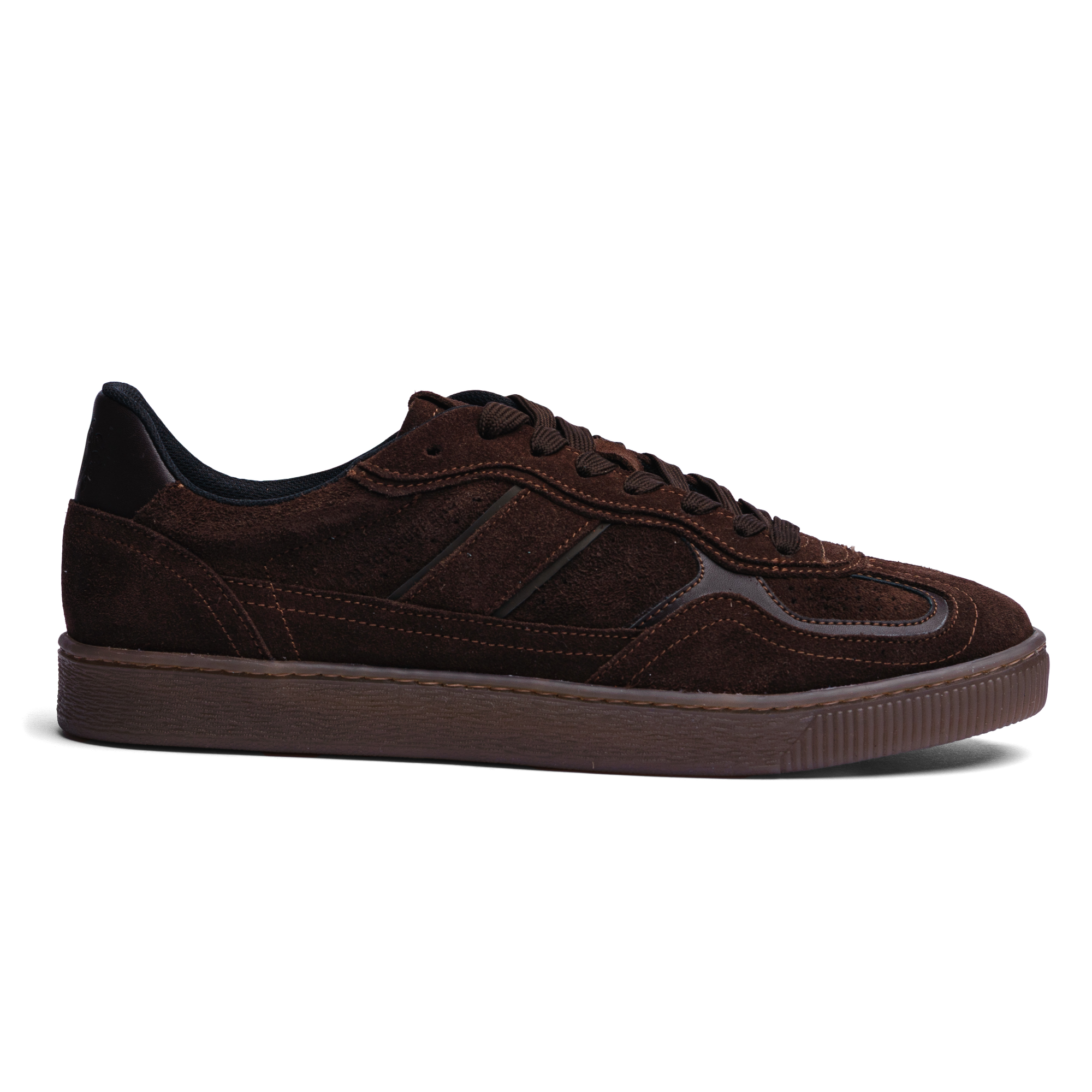 BLACK PEPPERS Lowtop Leather Sneaker PARMA Brown