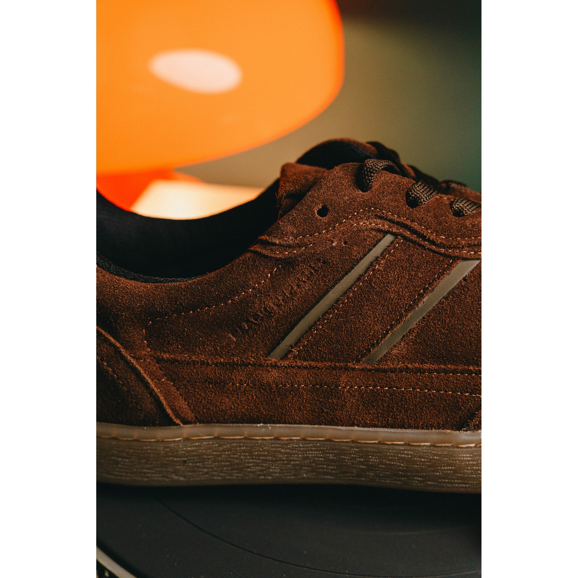 BLACK PEPPERS Lowtop Leather Sneaker PARMA Brown