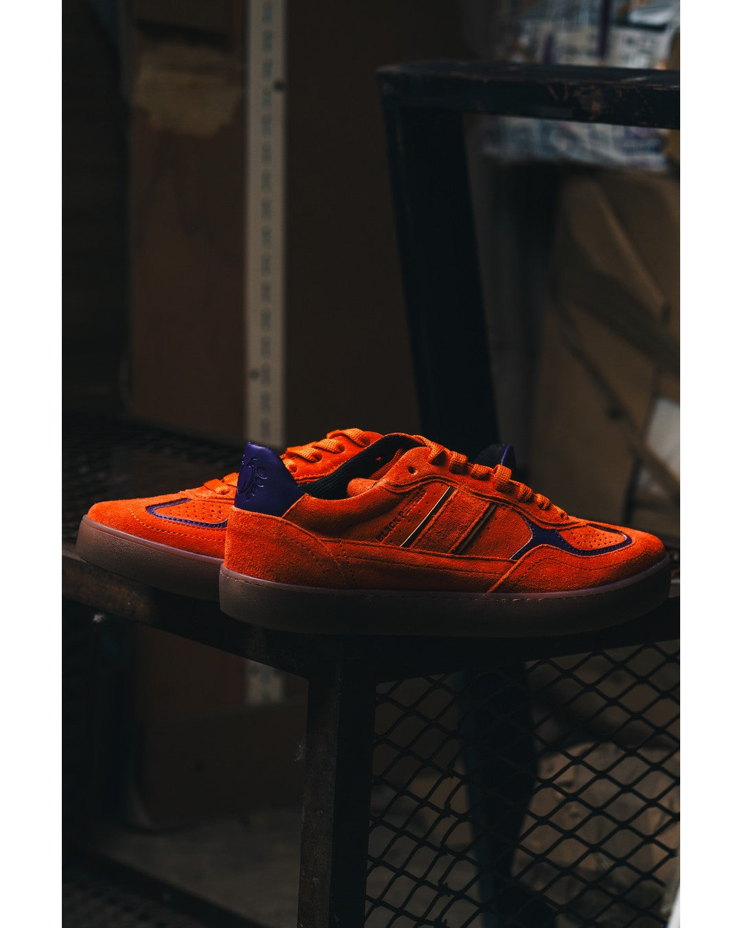 BLACK PEPPERS Lowtop Suede Sneaker PARMA Orange