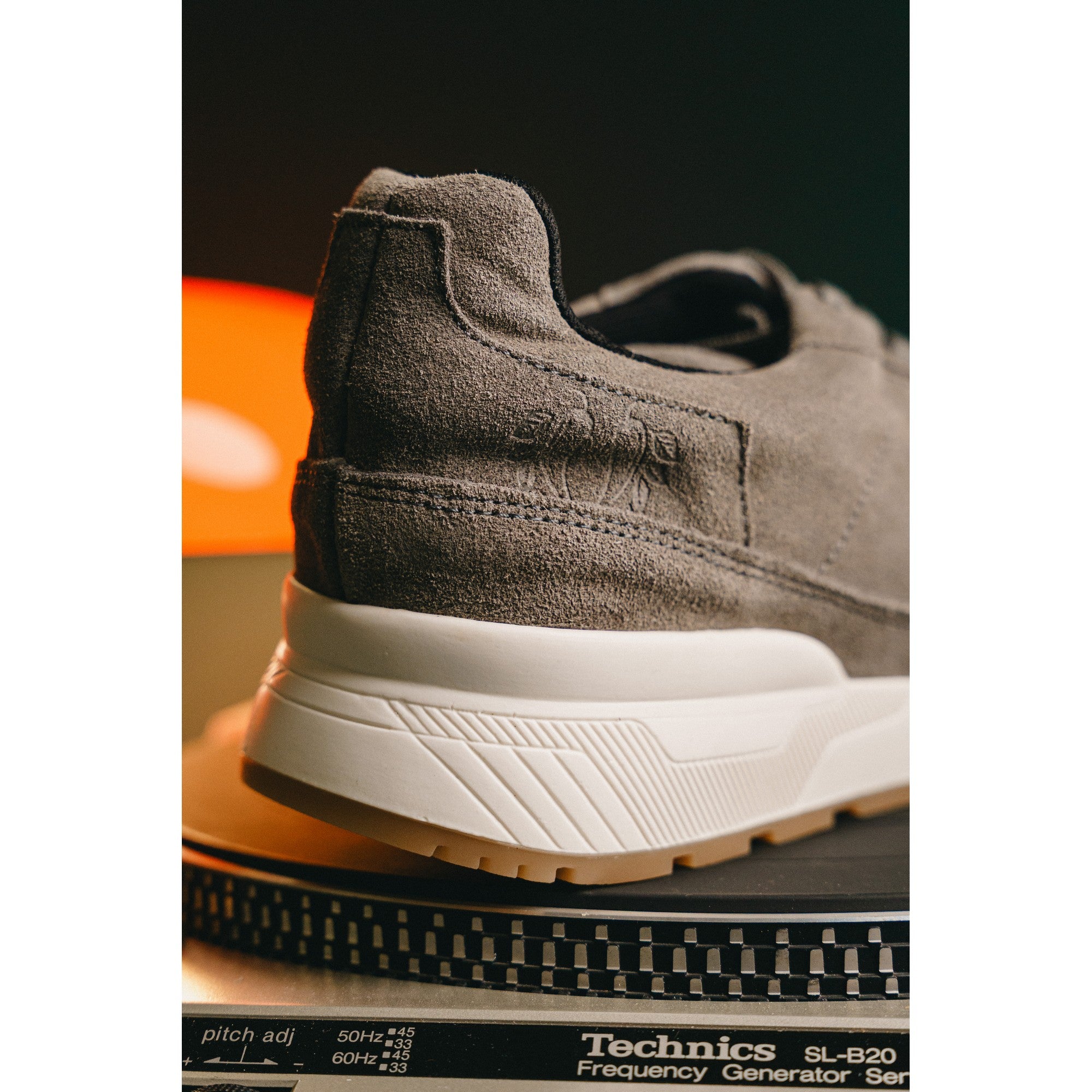 BLACK PEPPERS Trainer Suede Sneaker VERONA Gray