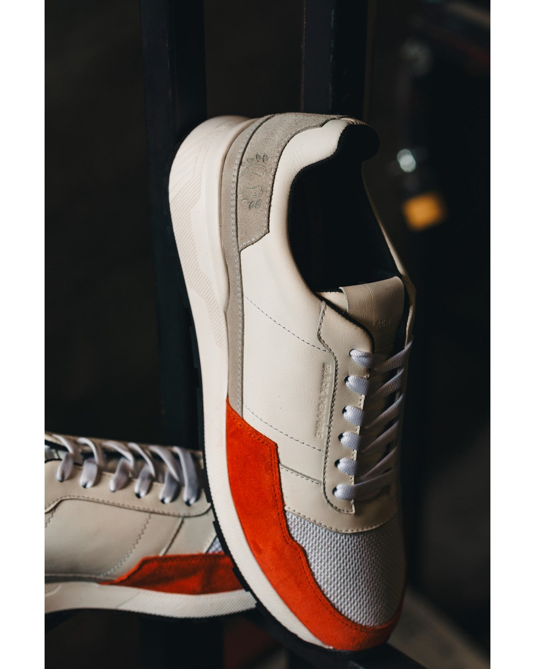 Tenis de Piel Black Peppers Trainer Leather Sneaker VERONA White/White Sole