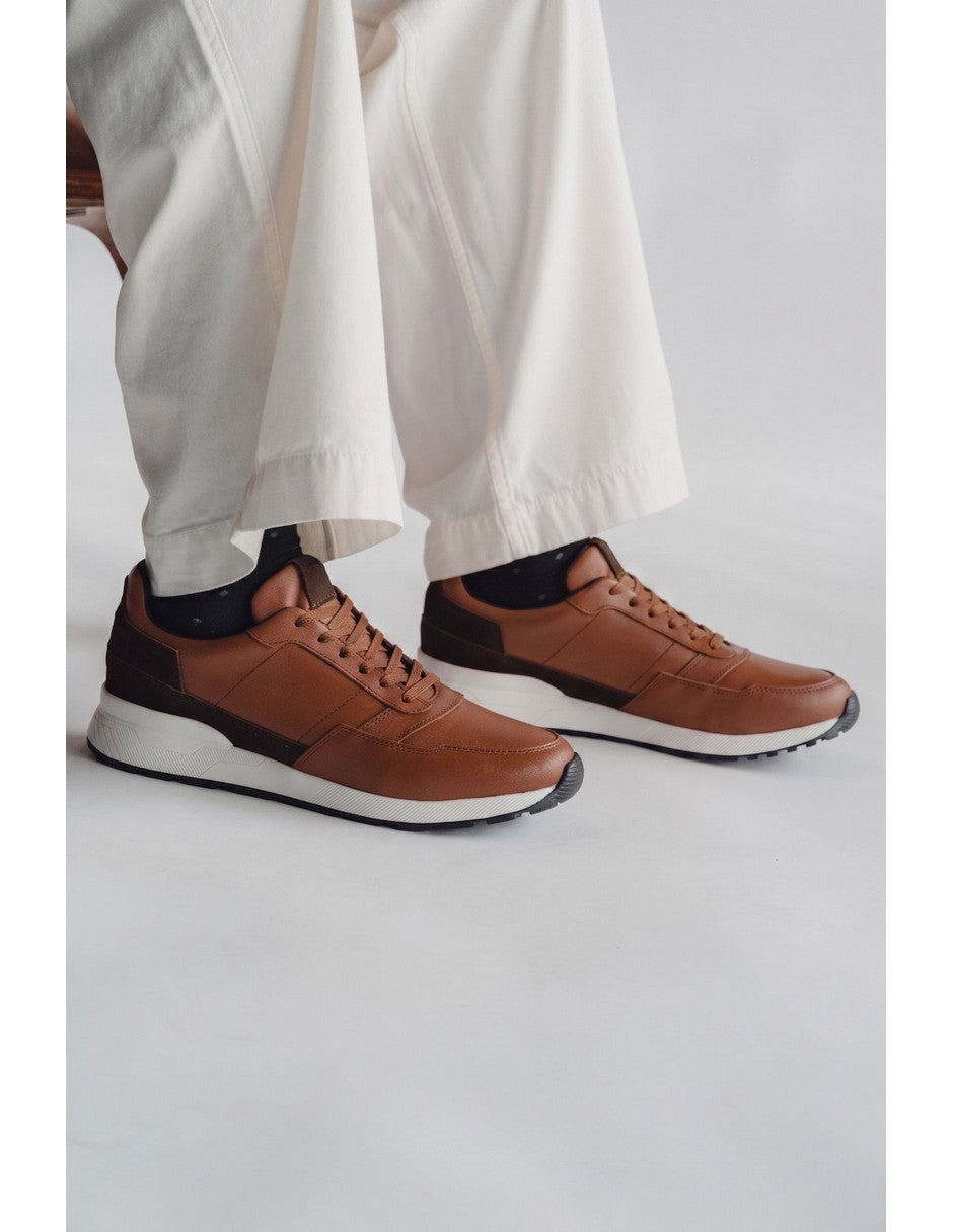 Trainer Leather Sneaker VERONA Camel