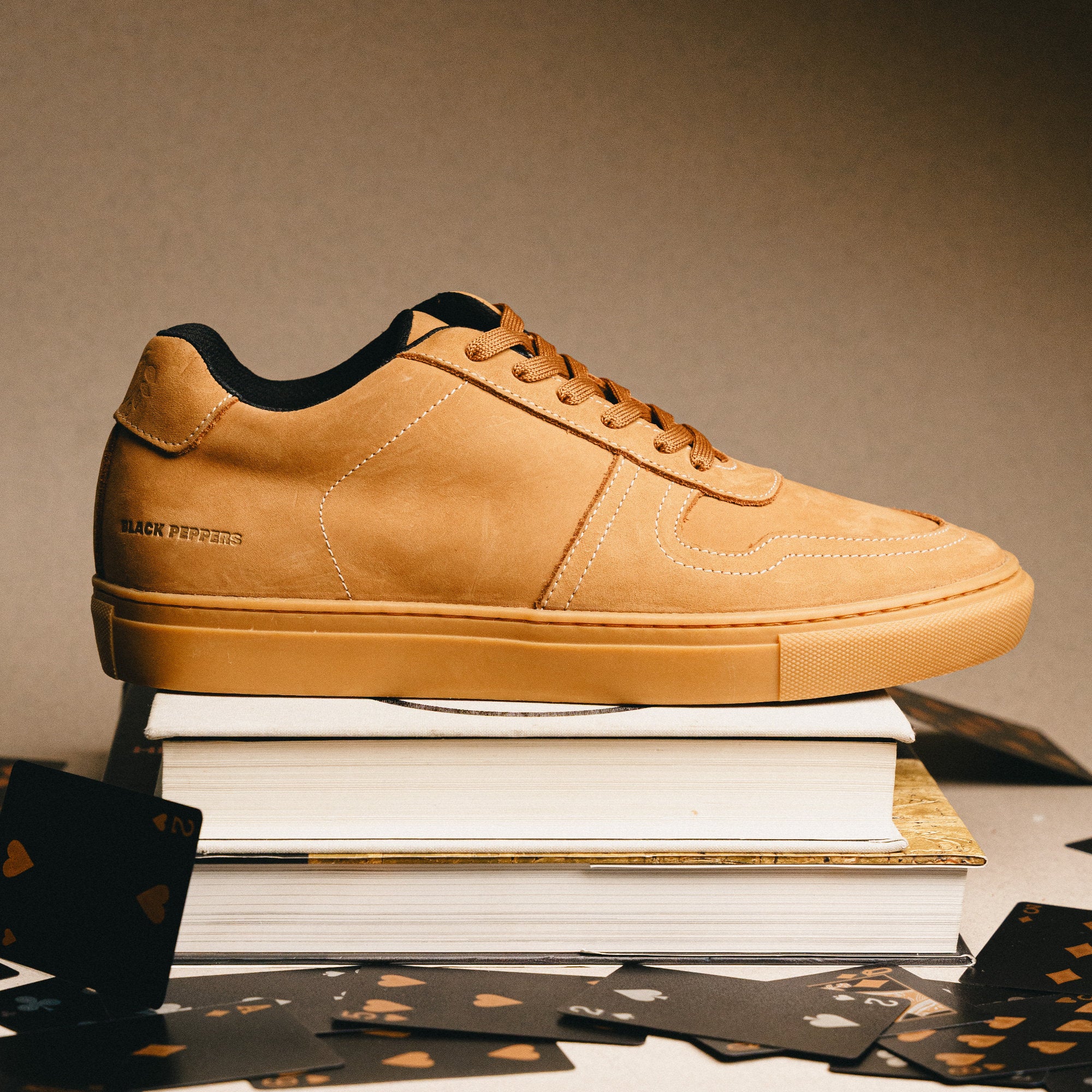 Lowtop Suede Sneaker TURIN Camel