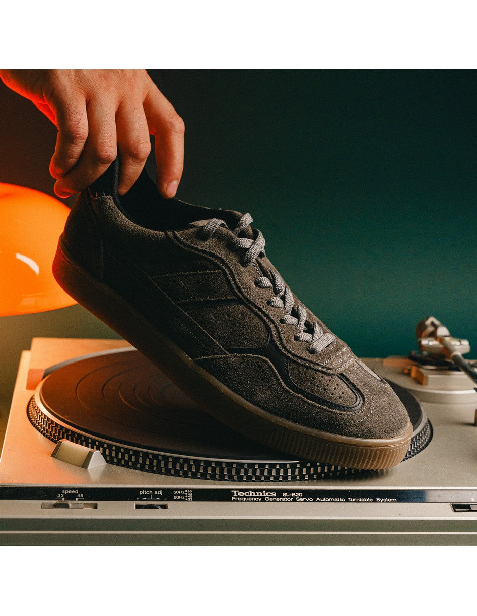 Lowtop Leather Sneaker PARMA Gray