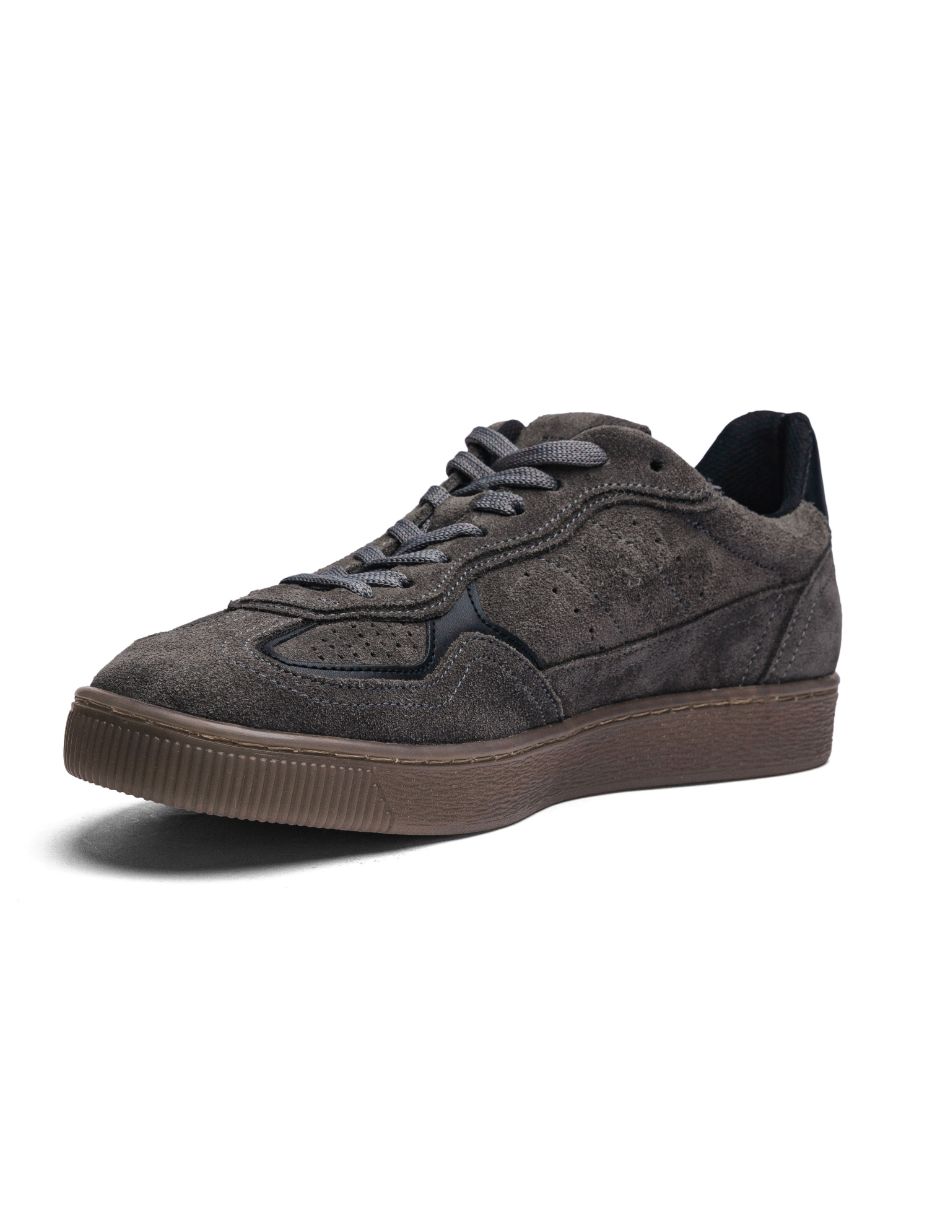 Lowtop Leather Sneaker PARMA Gray