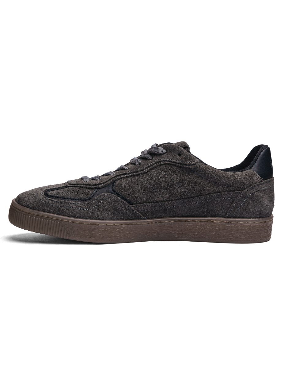 Lowtop Leather Sneaker PARMA Gray