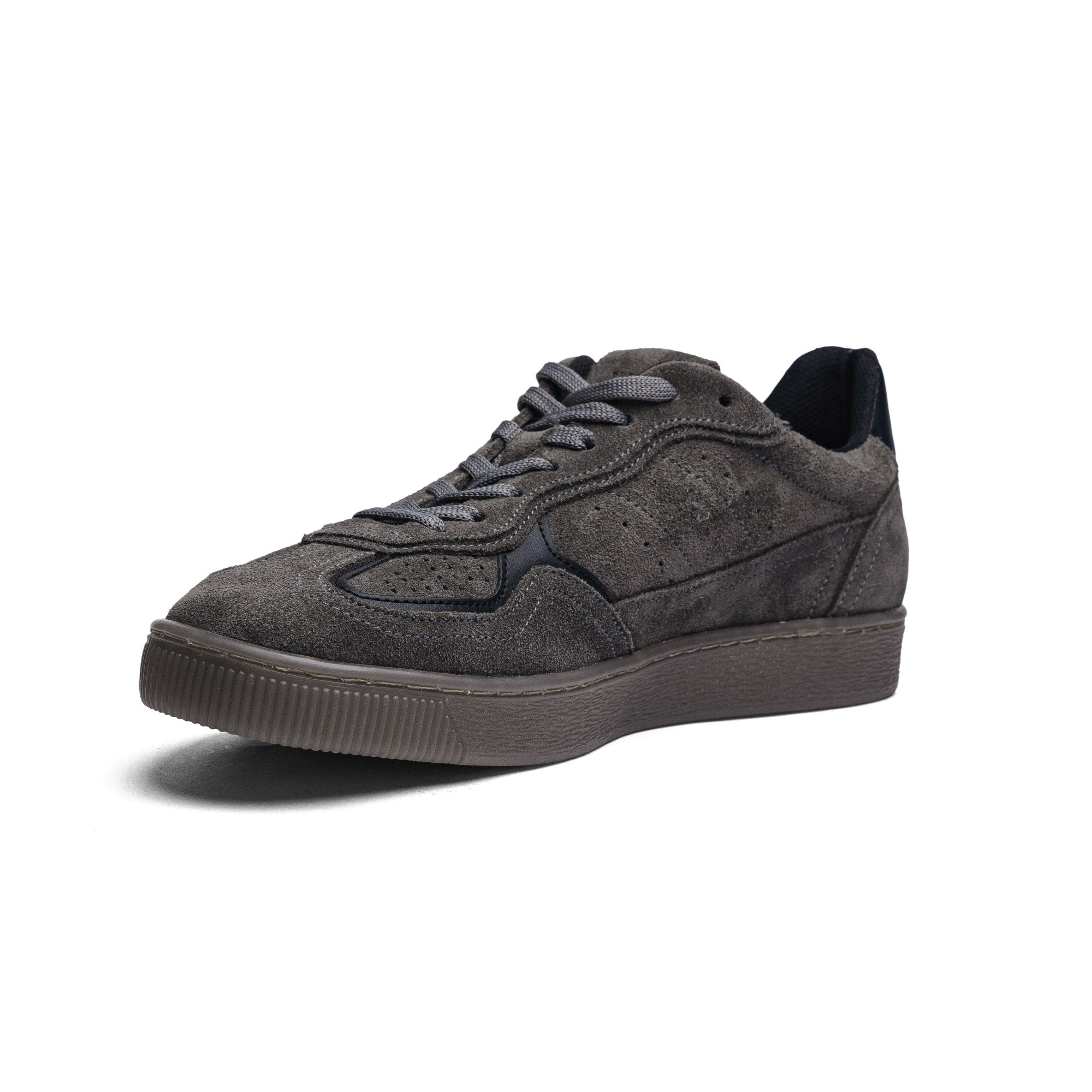 BLACK PEPPERS Lowtop Leather Sneaker PARMA Gris