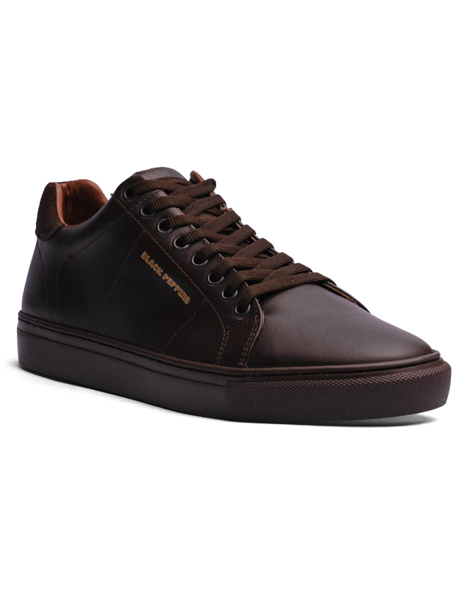 Lowtop Leather Sneaker CORE Full Chocolate