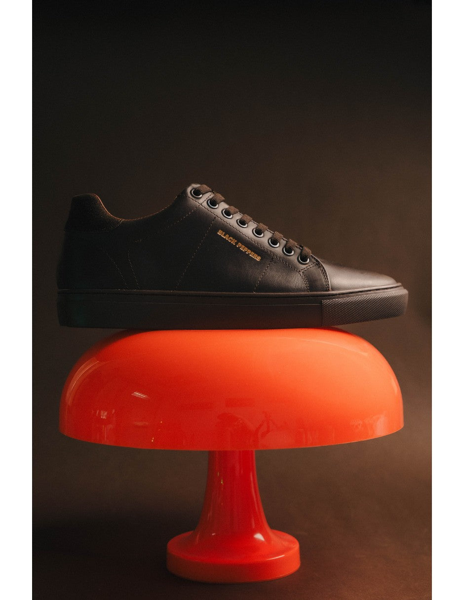 Lowtop Leather Sneaker CORE Full Chocolate