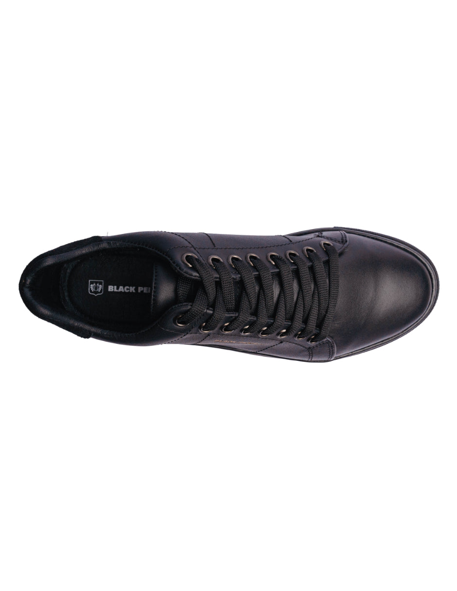 Lowtop Leather Sneaker CORE Full Black