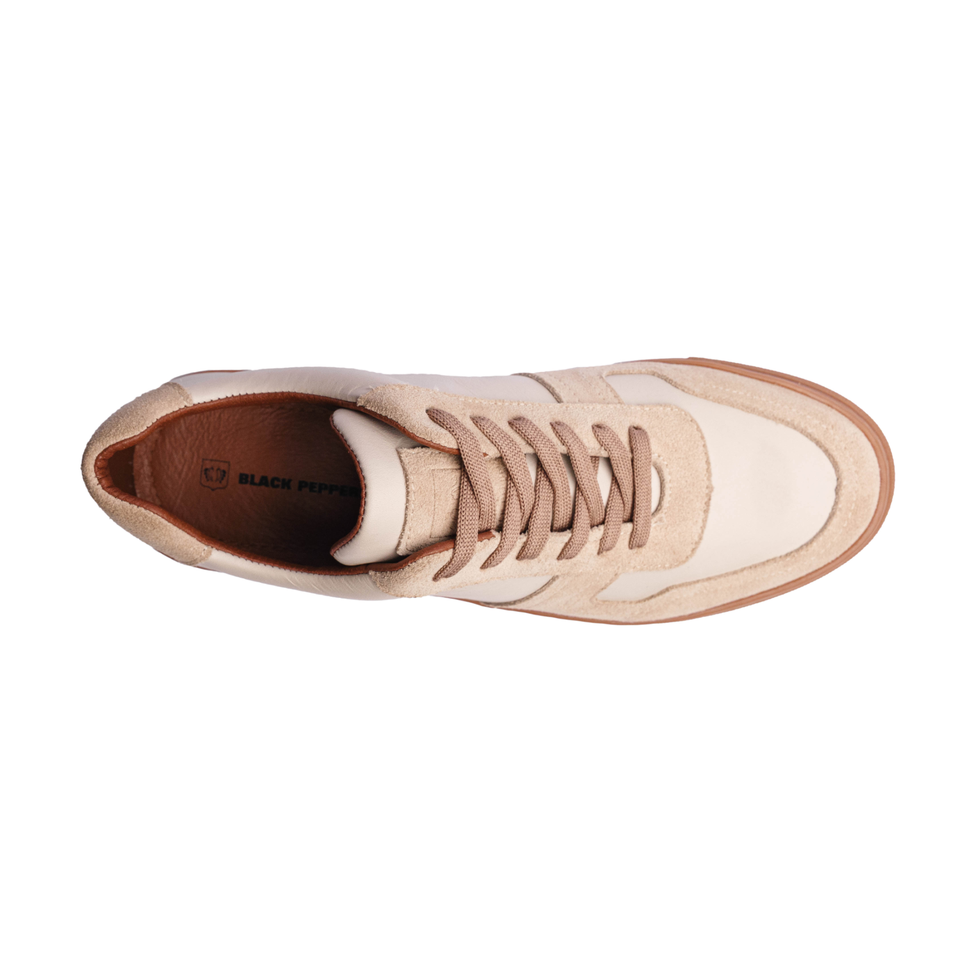 Lowtop Suede Sneaker TURIN cream
