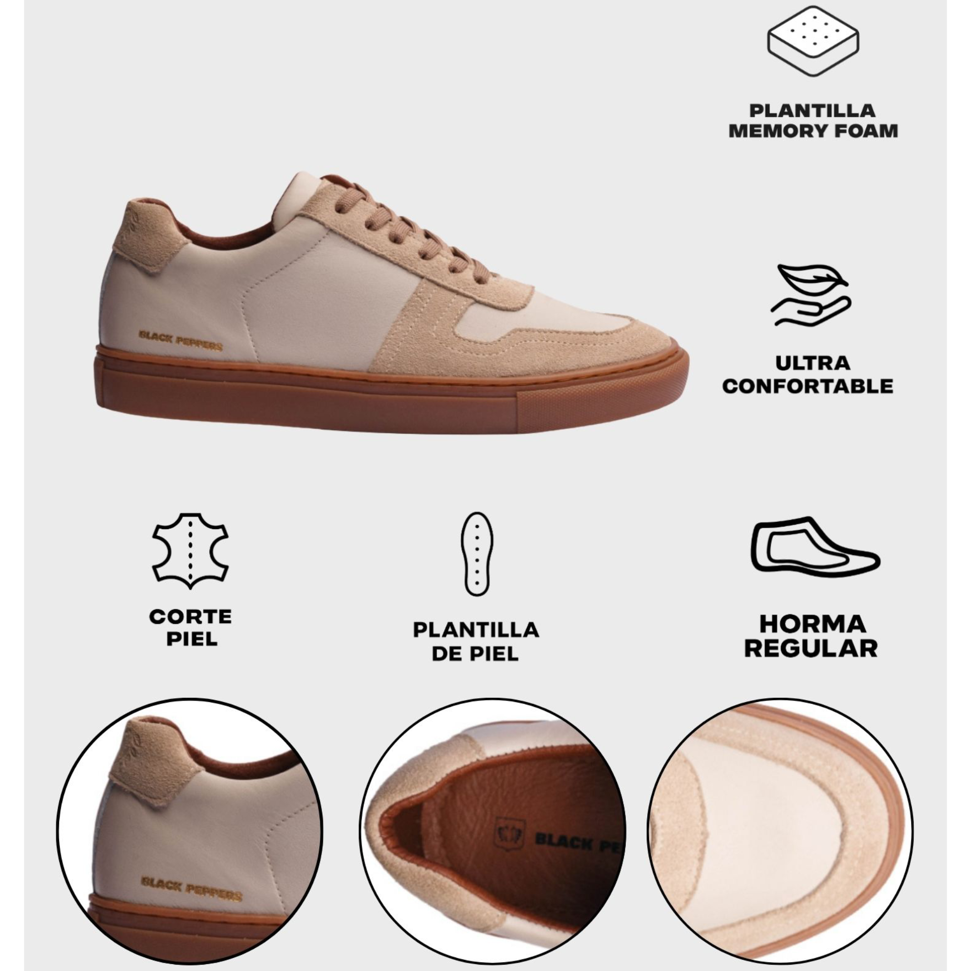 Lowtop Suede Sneaker TURIN cream