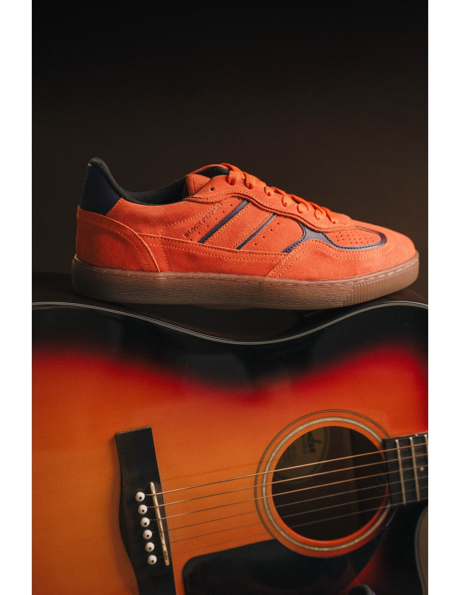 Lowtop Suede Sneaker PARMA Electric Orange