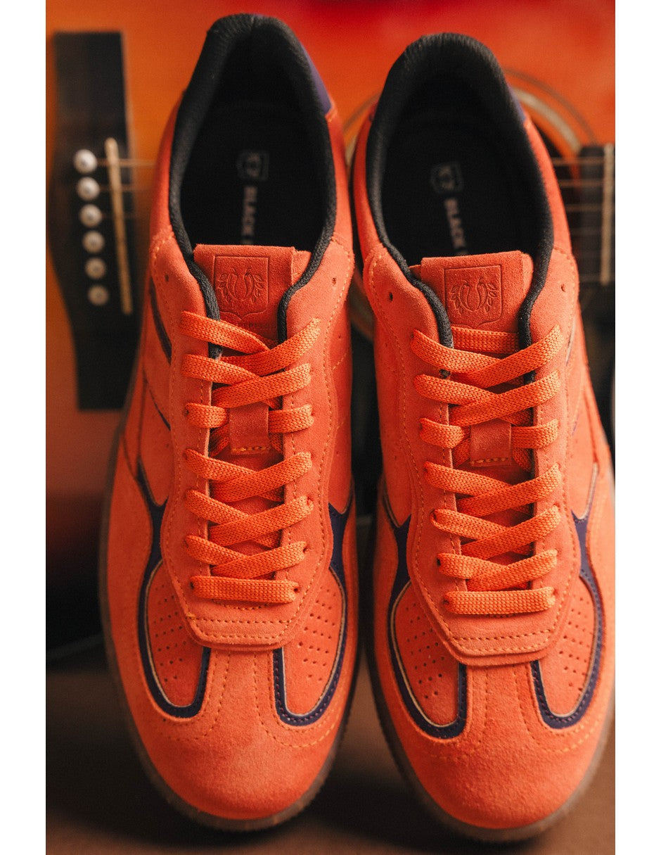 Lowtop Suede Sneaker PARMA Electric Orange