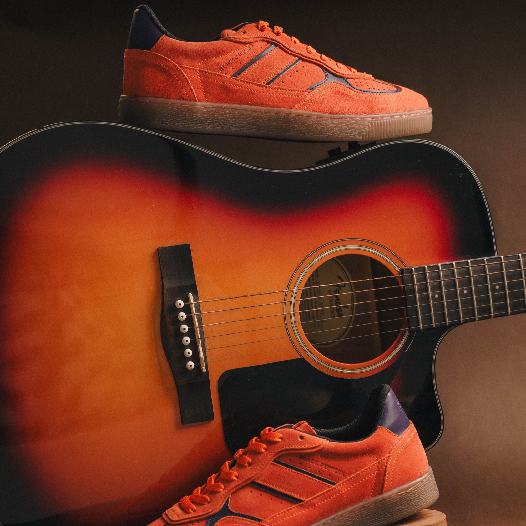 Lowtop Leather Sneaker PARMA orange