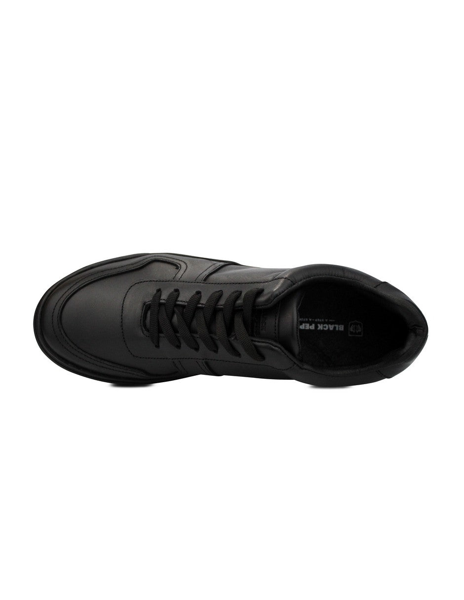 Lowtop Leather Sneaker TURIN Full Black