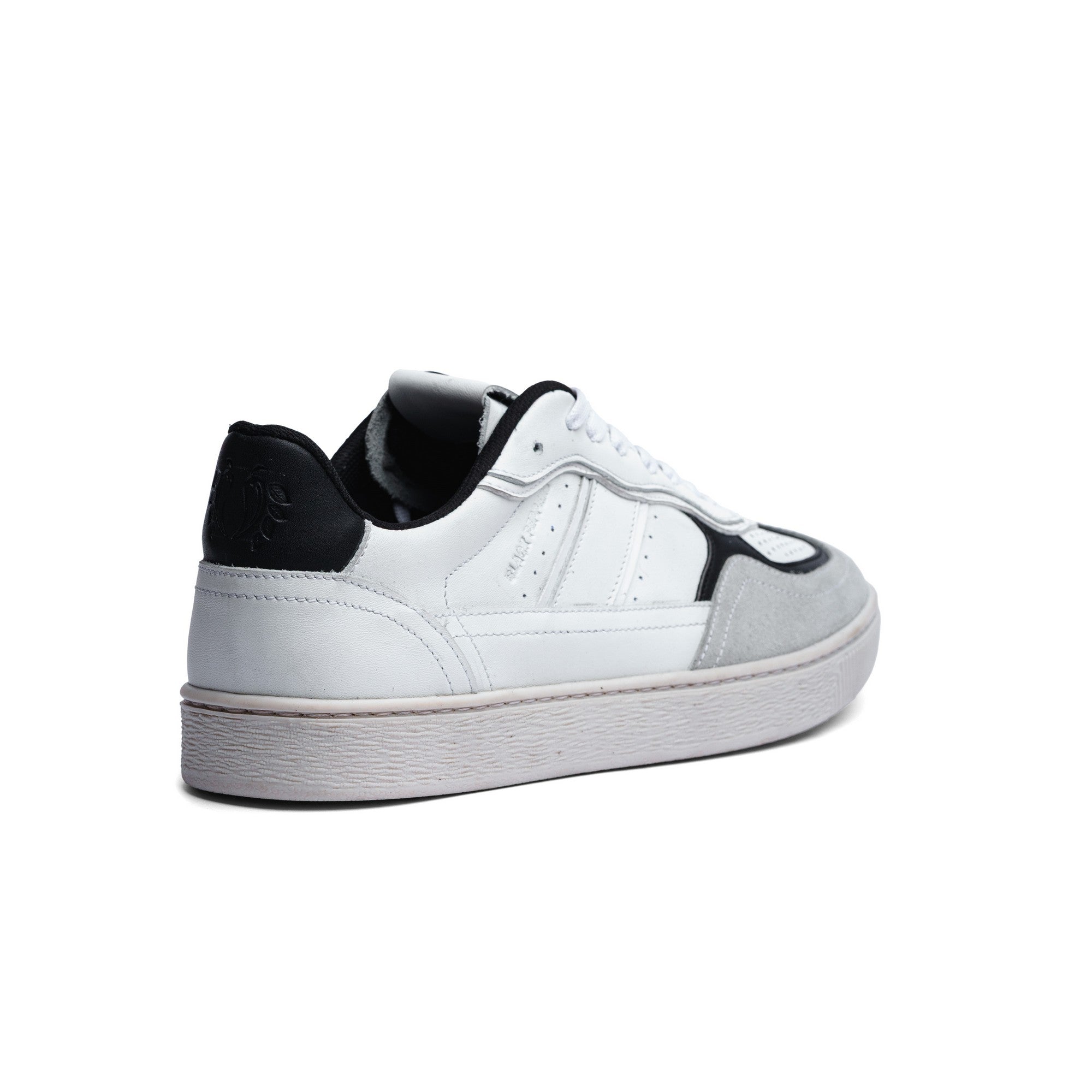 BLACK PEPPERS Lowtop Leather Sneaker PARMA White/Blue (Dama)
