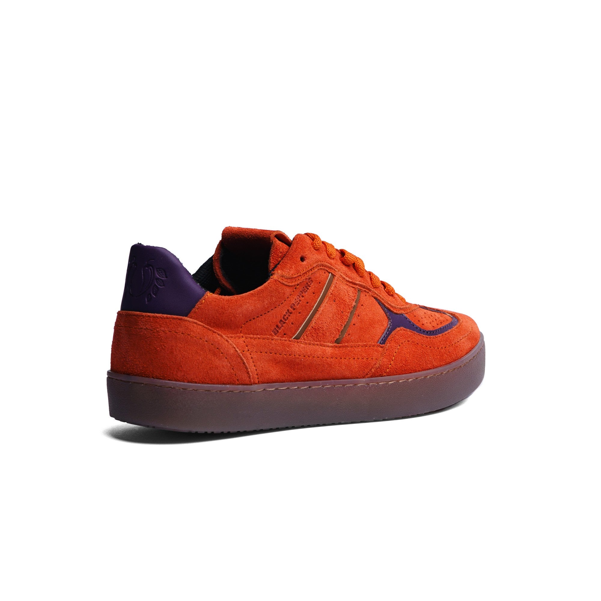 BLACK PEPPERS Lowtop Suede Sneaker PARMA Orange