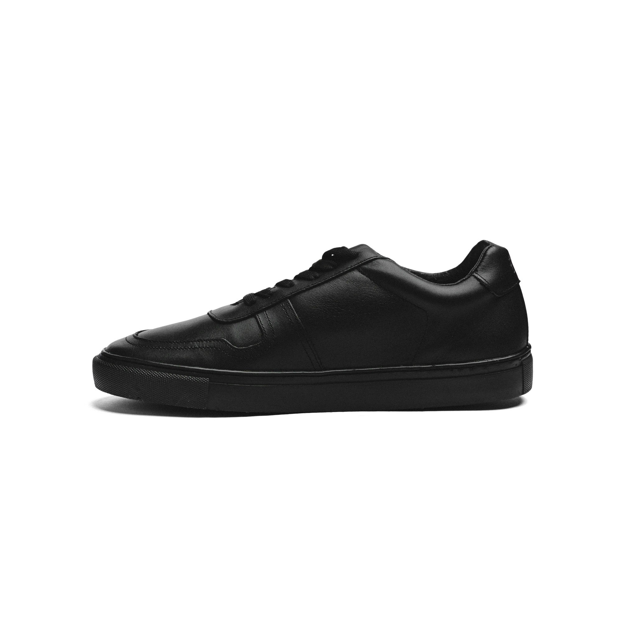 BLACK PEPPERS Lowtop Leather Sneaker TURIN Full Black