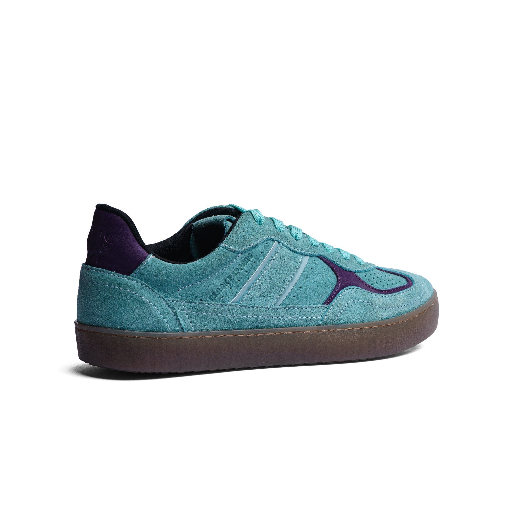 BLACK PEPPERS Lowtop Leather Sneaker PARMA Aqua