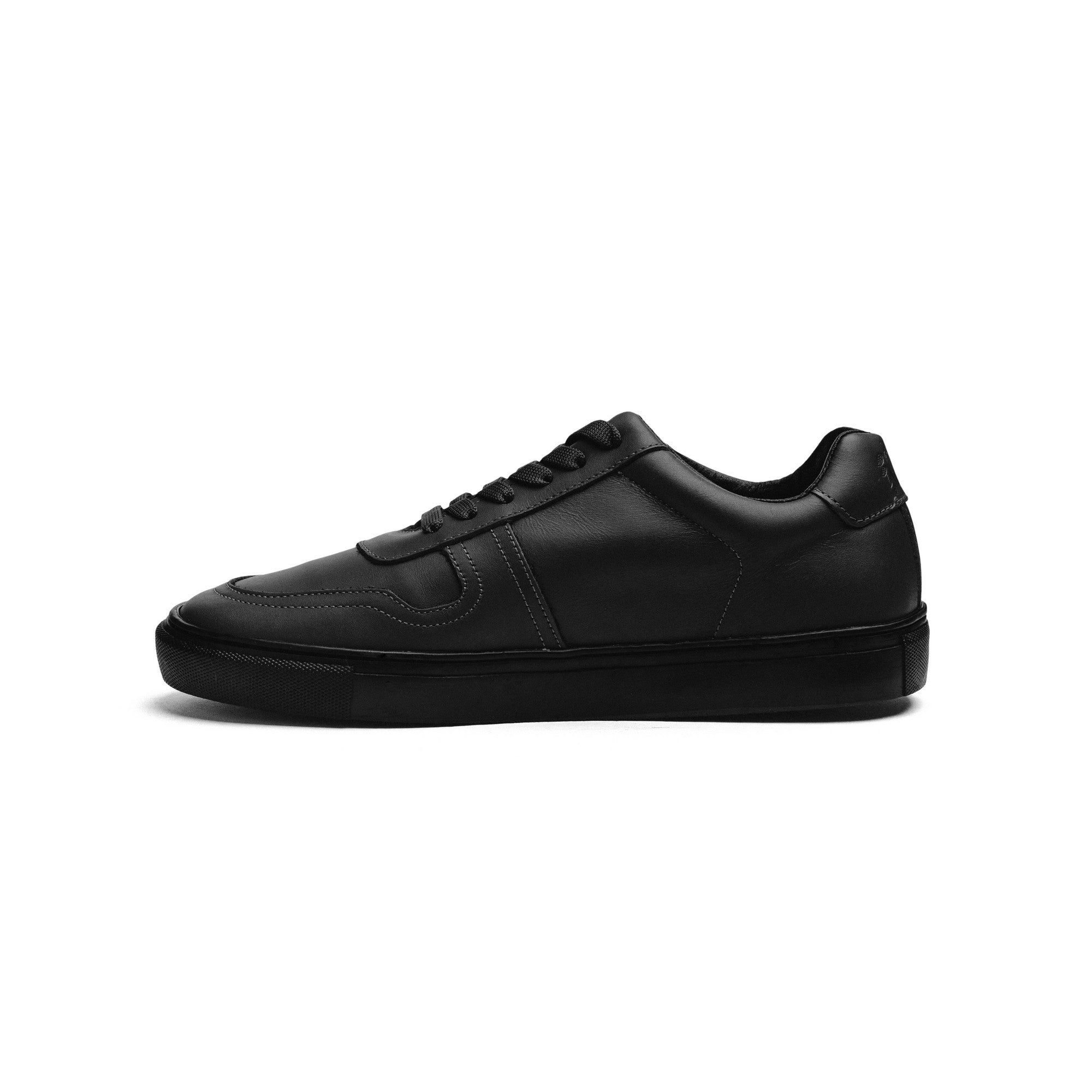 BLACK PEPPERS Lowtop Leather Sneaker TURIN Oxford Gris