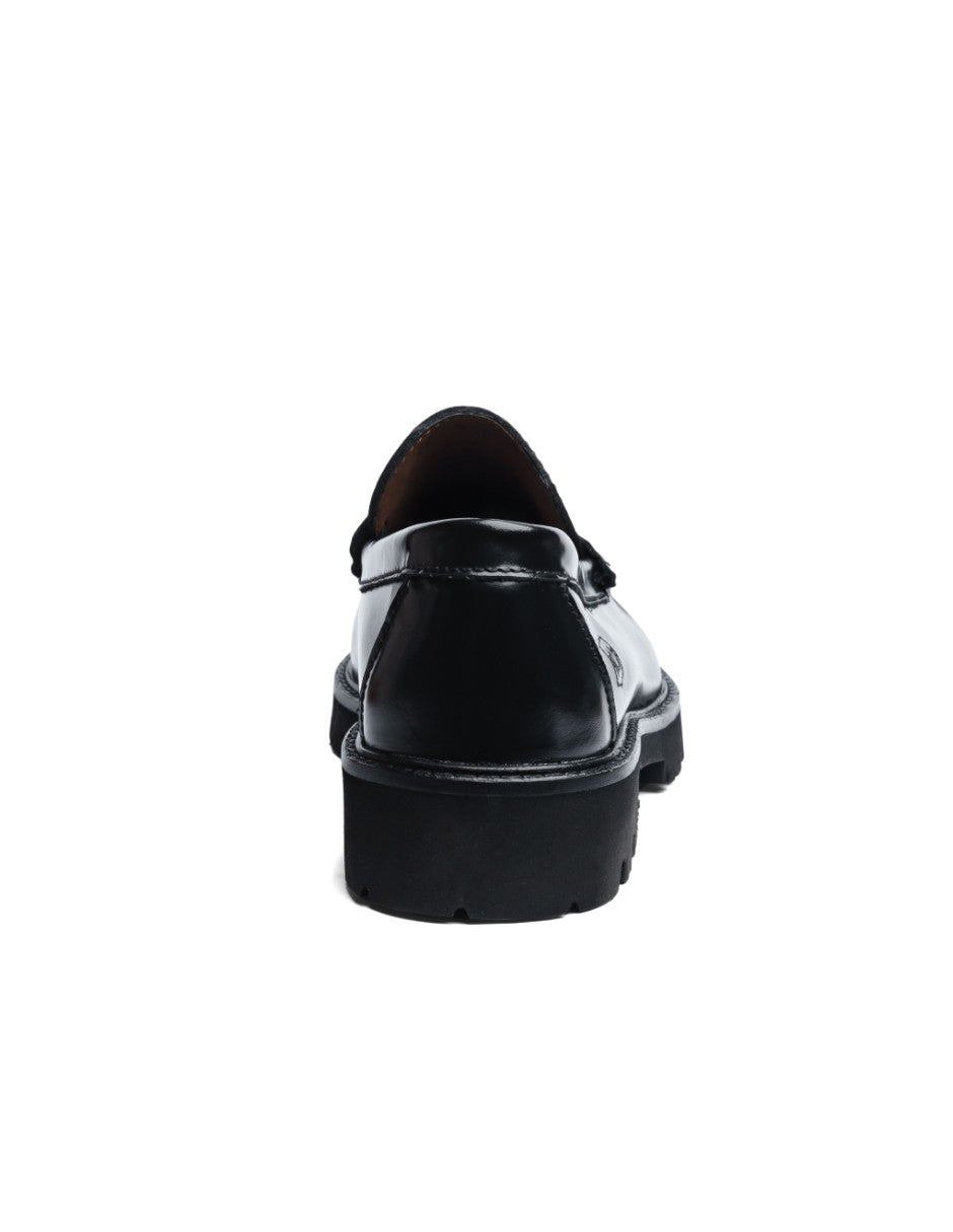 Leather Loafers Black