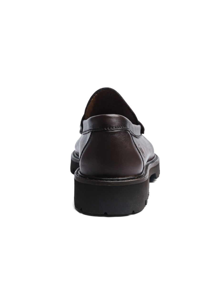 Leather Loafers Chocolate