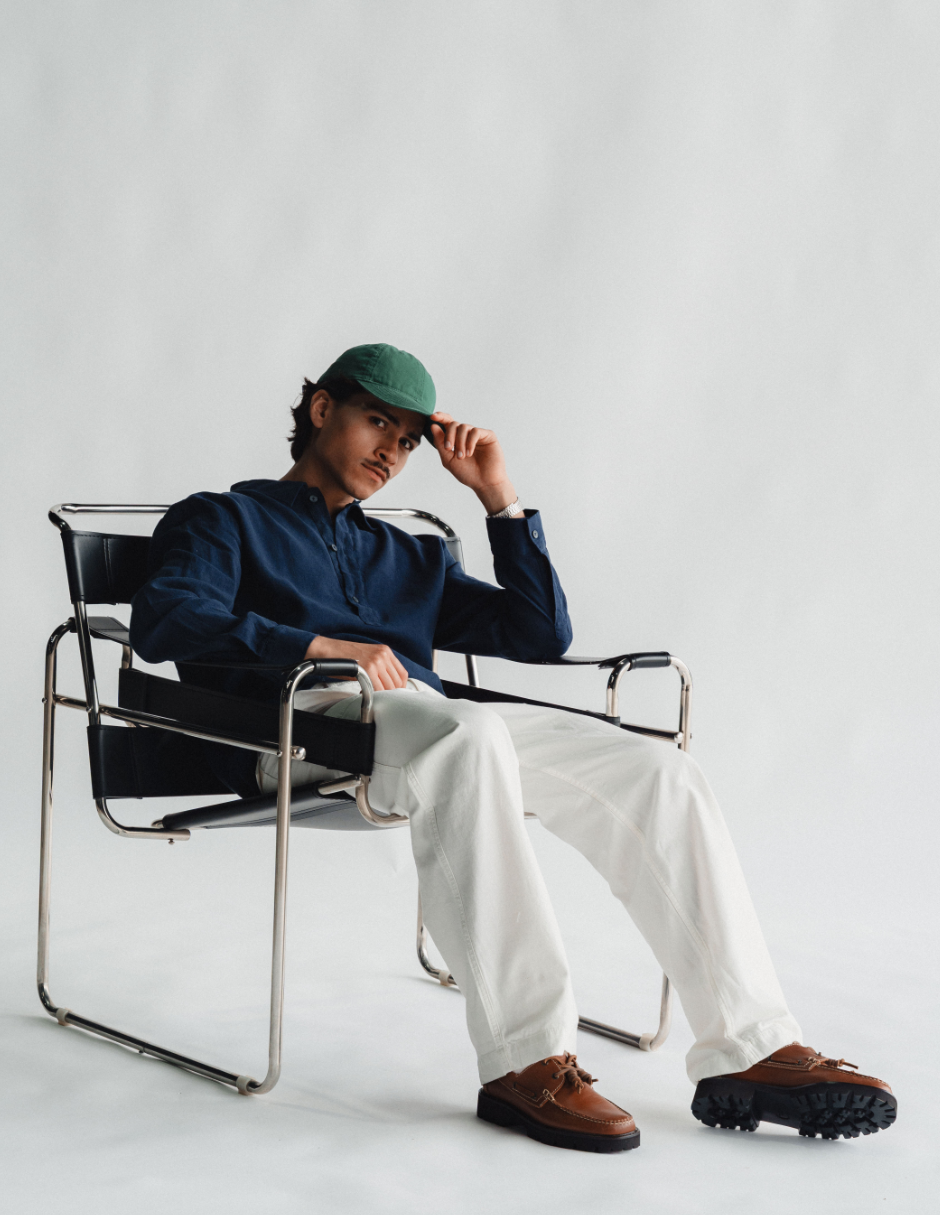 Leather Boat Shoe Camel