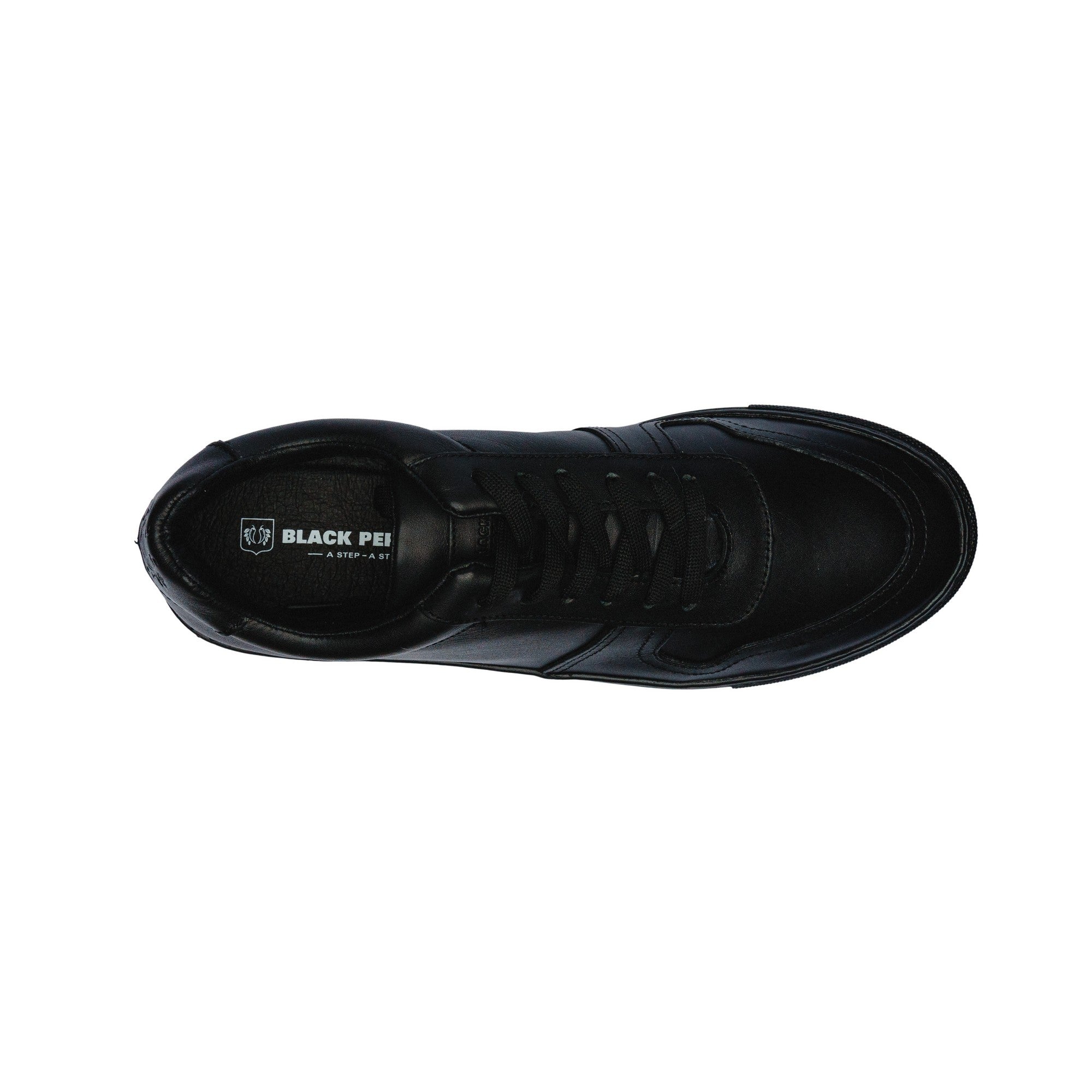 BLACK PEPPERS Lowtop Leather Sneaker TURIN Full Black