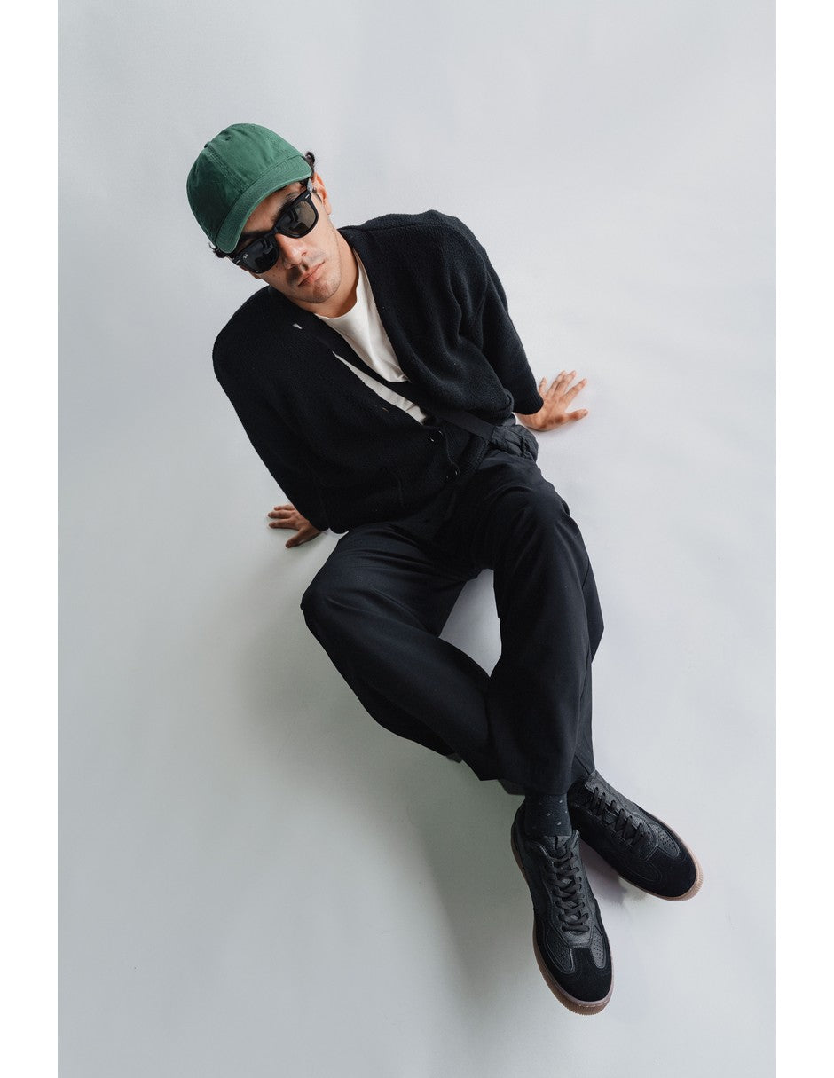 Lowtop Leather Sneaker PARMA Black