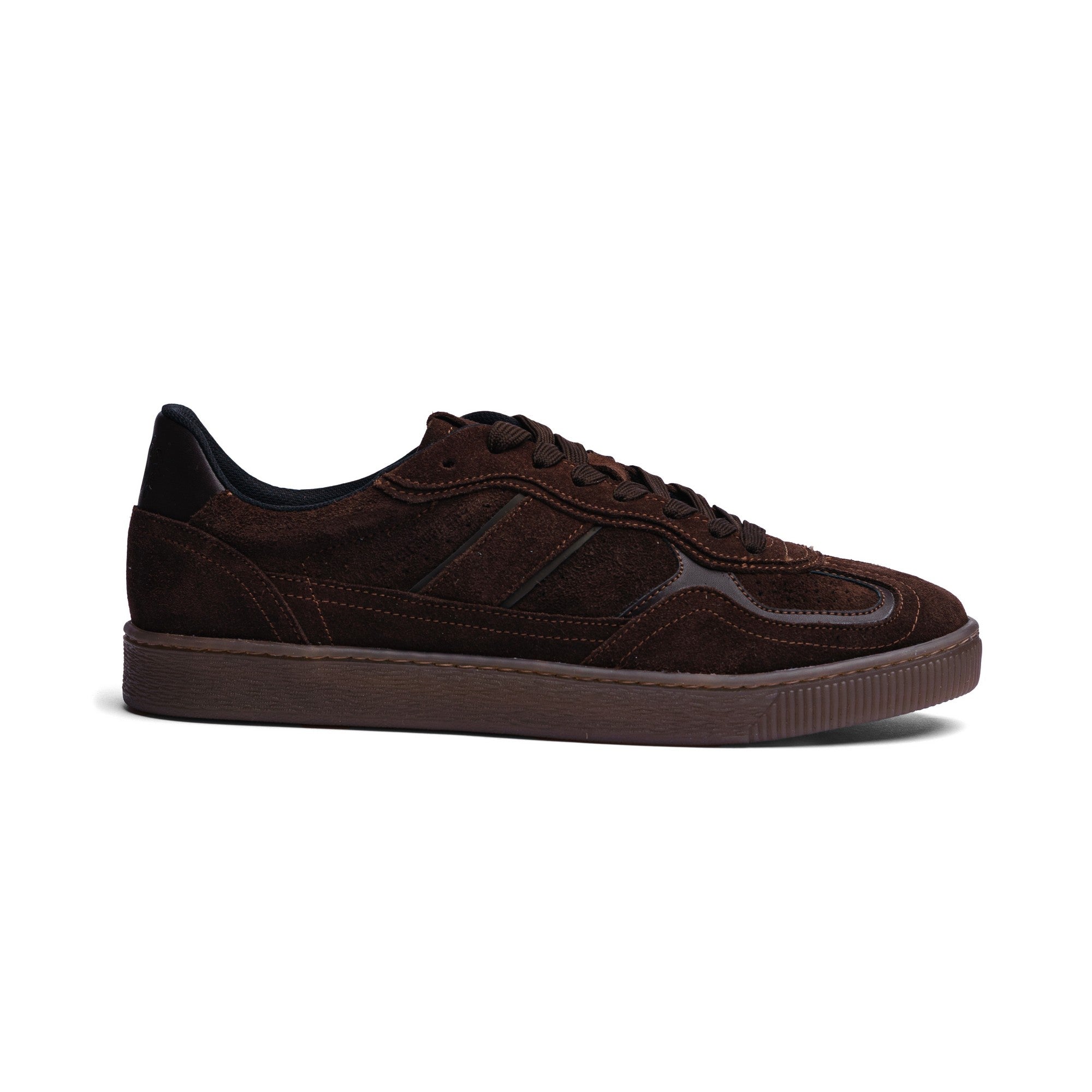 Tenis de Piel Black Peppers Lowtop Leather Sneaker PALERMO Brown/Brown Sole