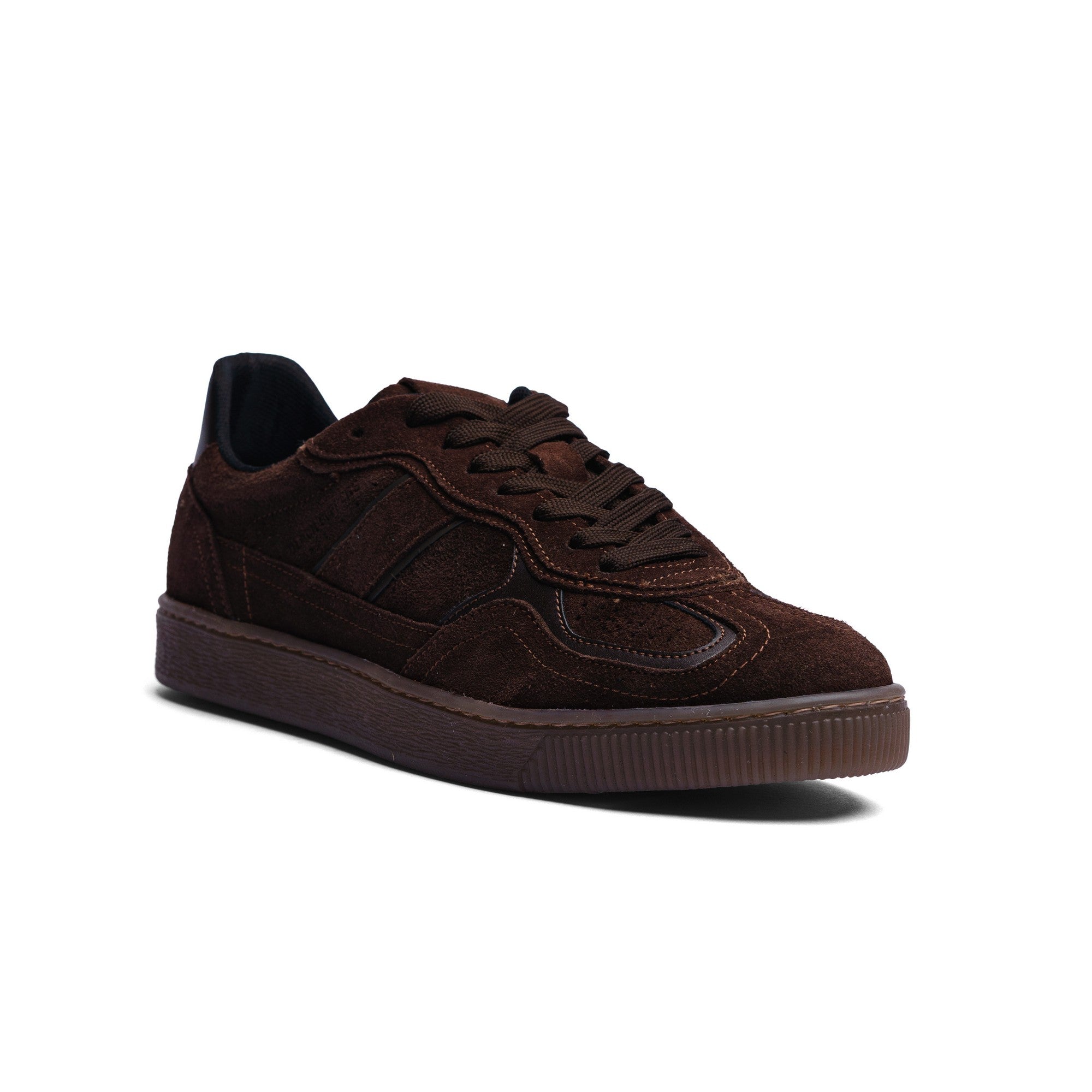 Tenis de Piel Black Peppers Lowtop Leather Sneaker PALERMO Brown/Brown Sole