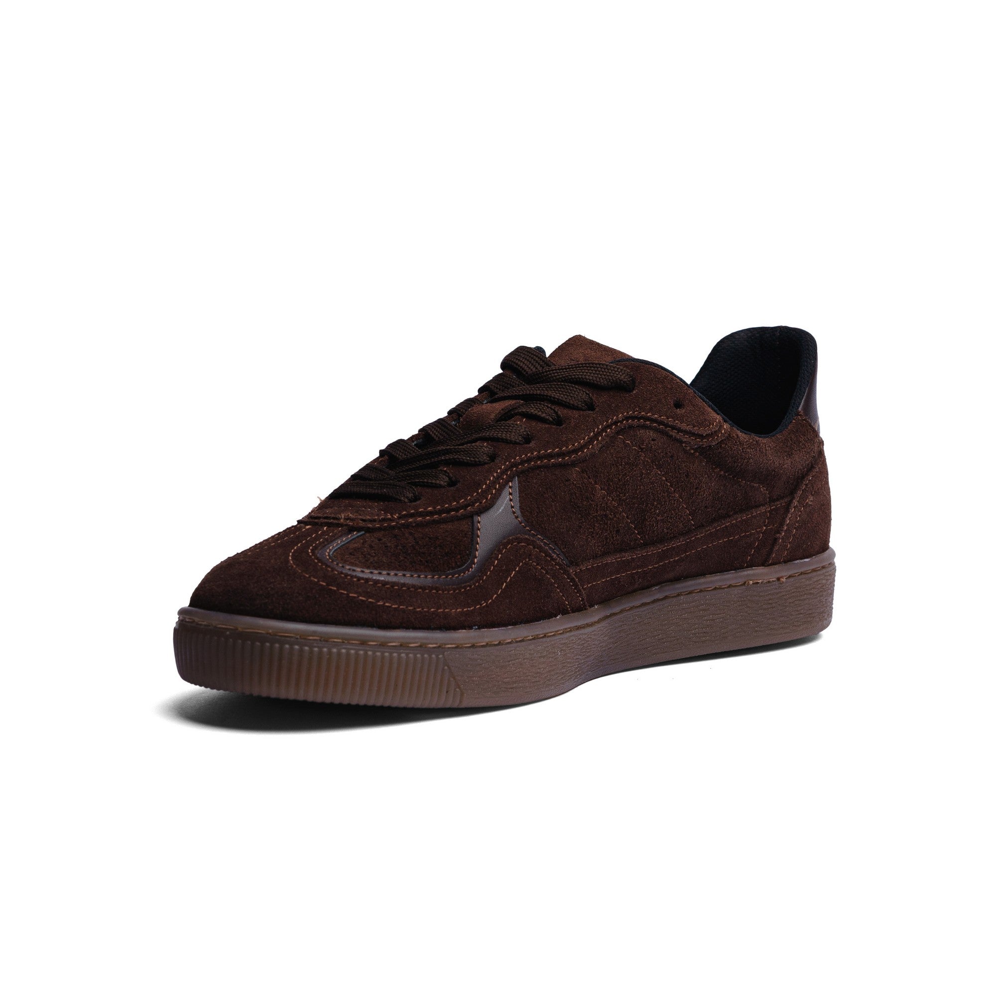 Tenis de Piel Black Peppers Lowtop Leather Sneaker PALERMO Brown/Brown Sole