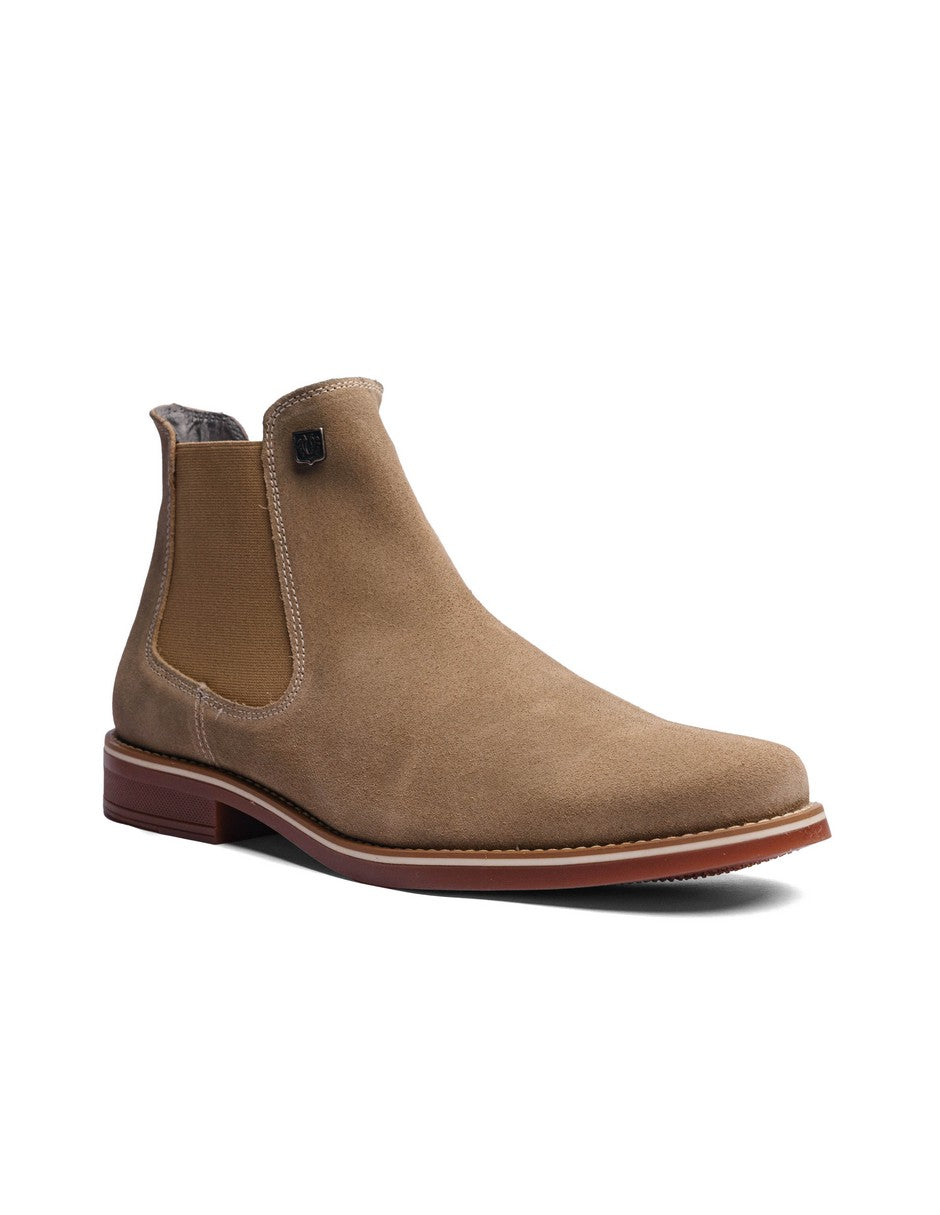 Cream Suede Leather CLASSIC CHELSEA