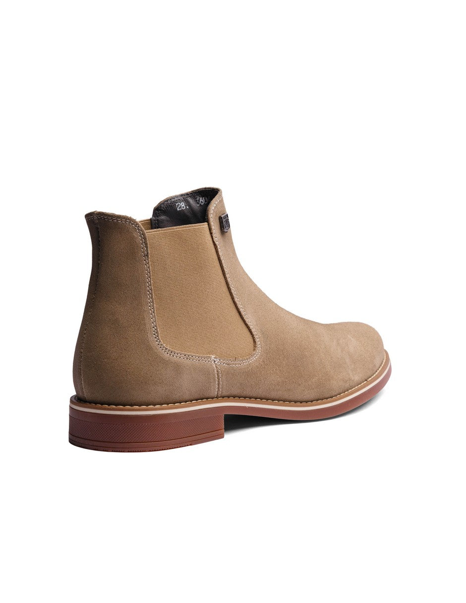 Cream Suede Leather CLASSIC CHELSEA