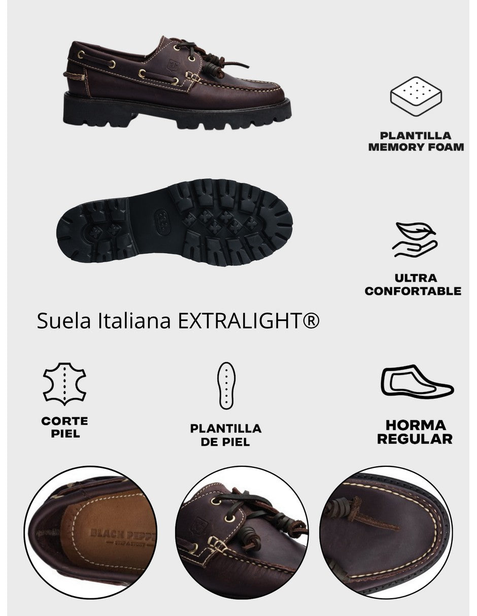 Leather Boat Shoe Wine