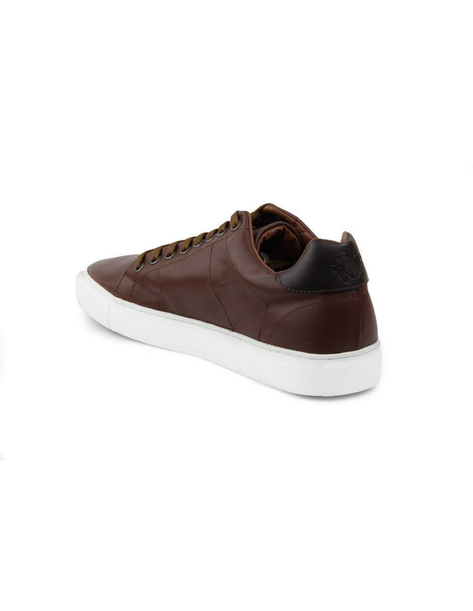 Lowtop Leather Sneaker CORE Camel