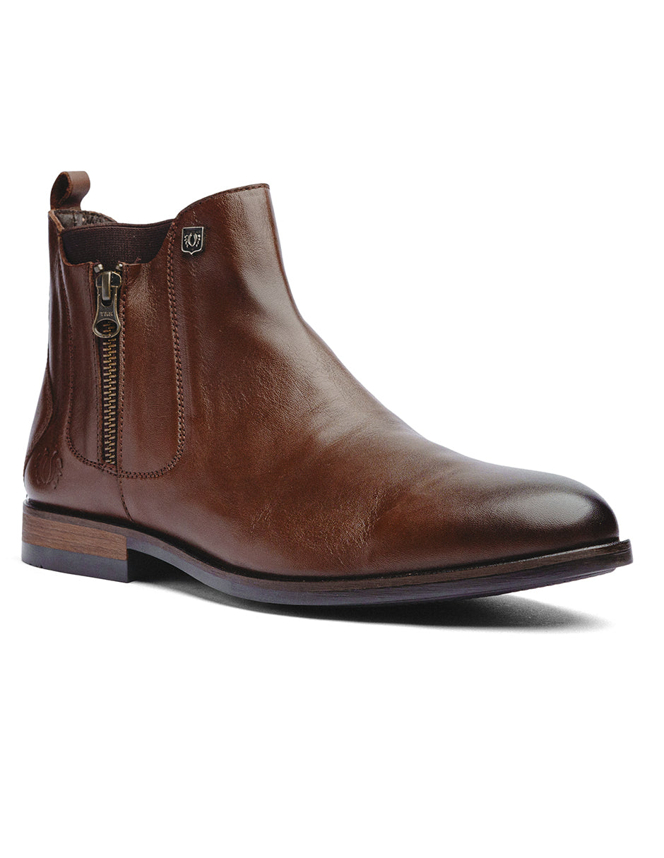 Brown Leather ROCKSTAR CHELSEA