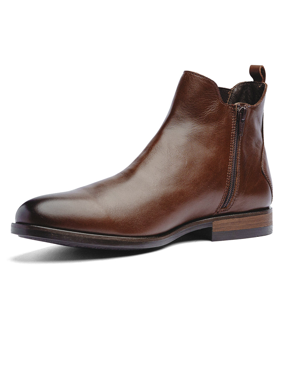 Brown Leather ROCKSTAR CHELSEA