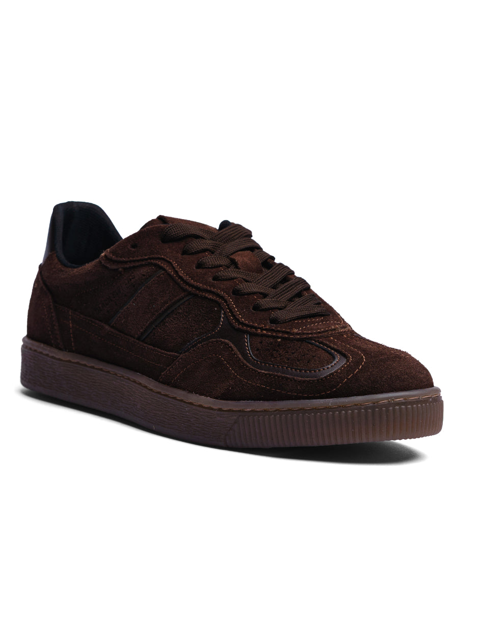 Lowtop Leather Sneaker PARMA Brown