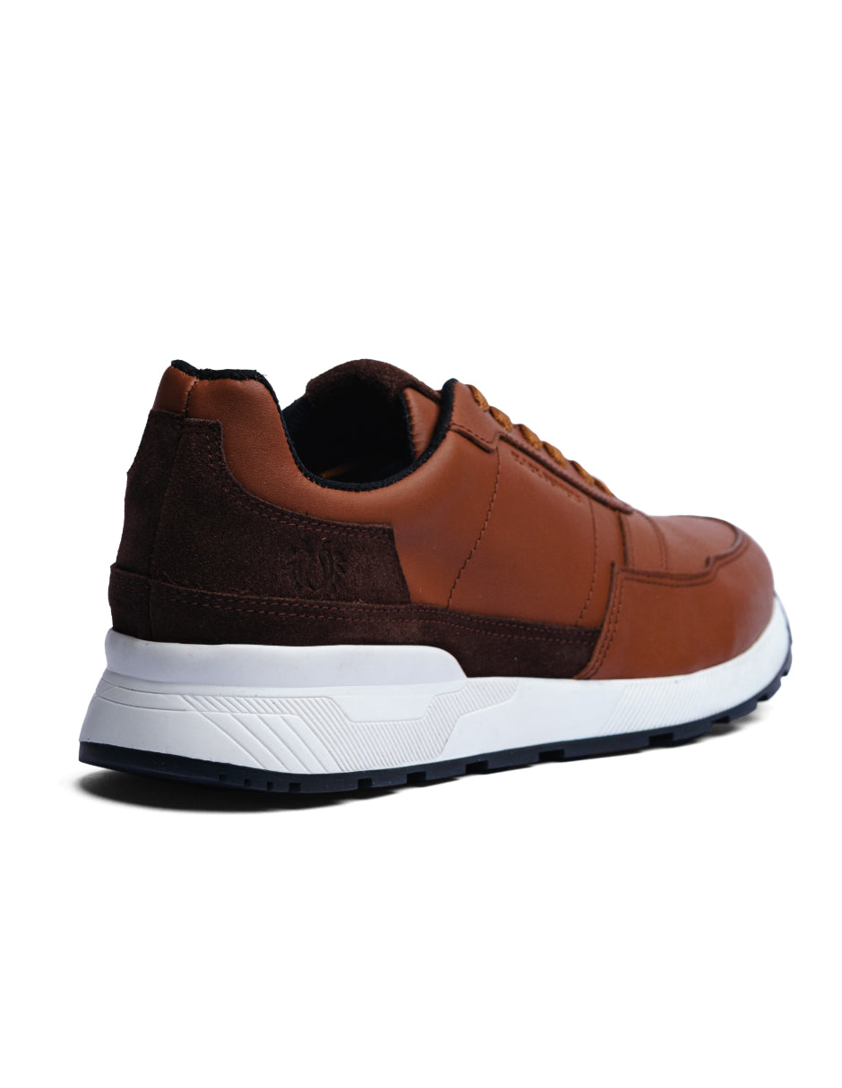 Trainer Leather Sneaker VERONA Camel