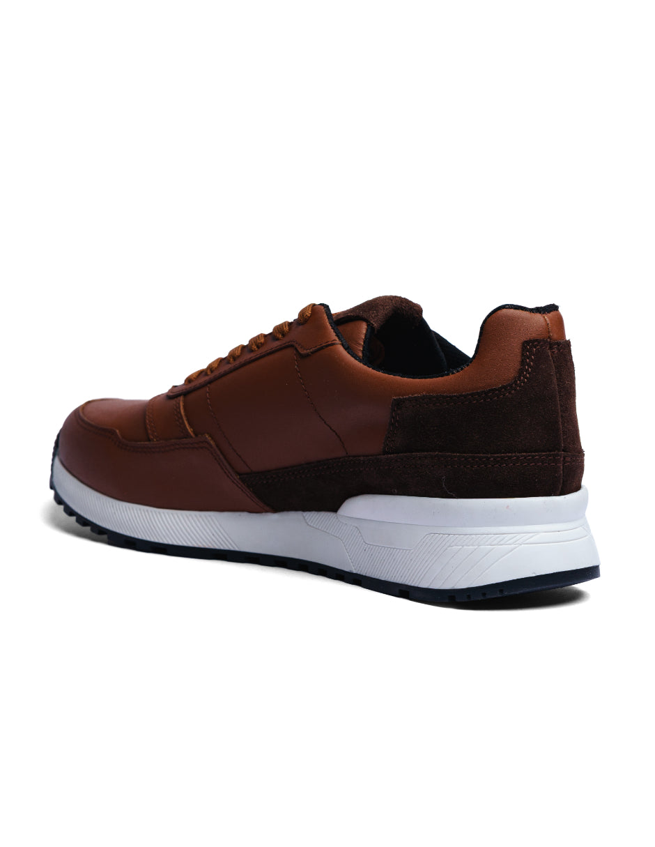 Trainer Leather Sneaker VERONA Camel