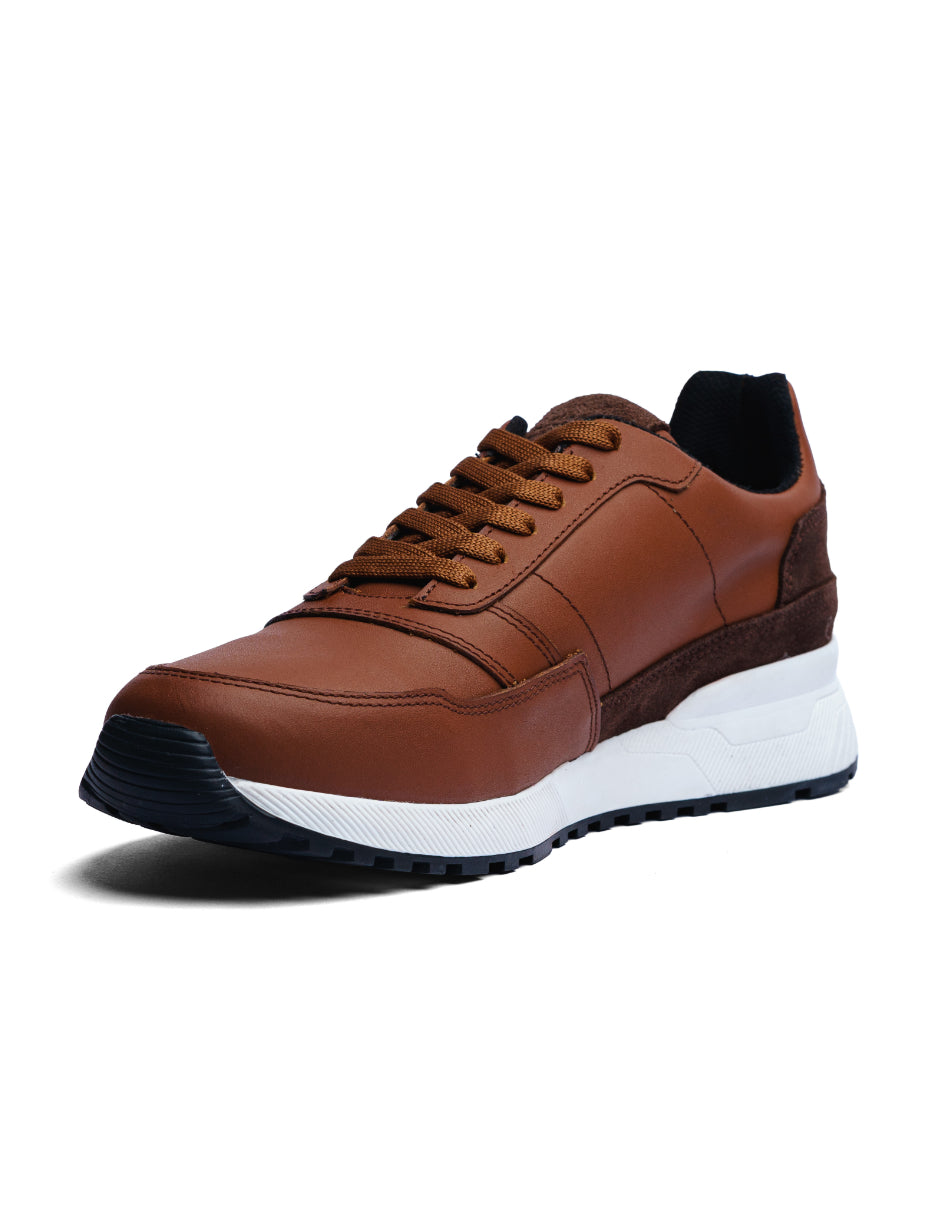 Trainer Leather Sneaker VERONA Camel