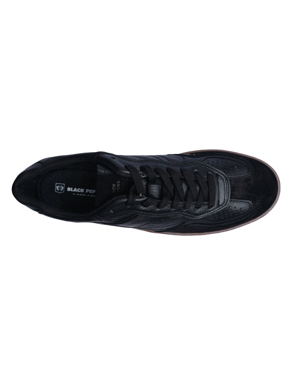 Lowtop Leather Sneaker PARMA Black