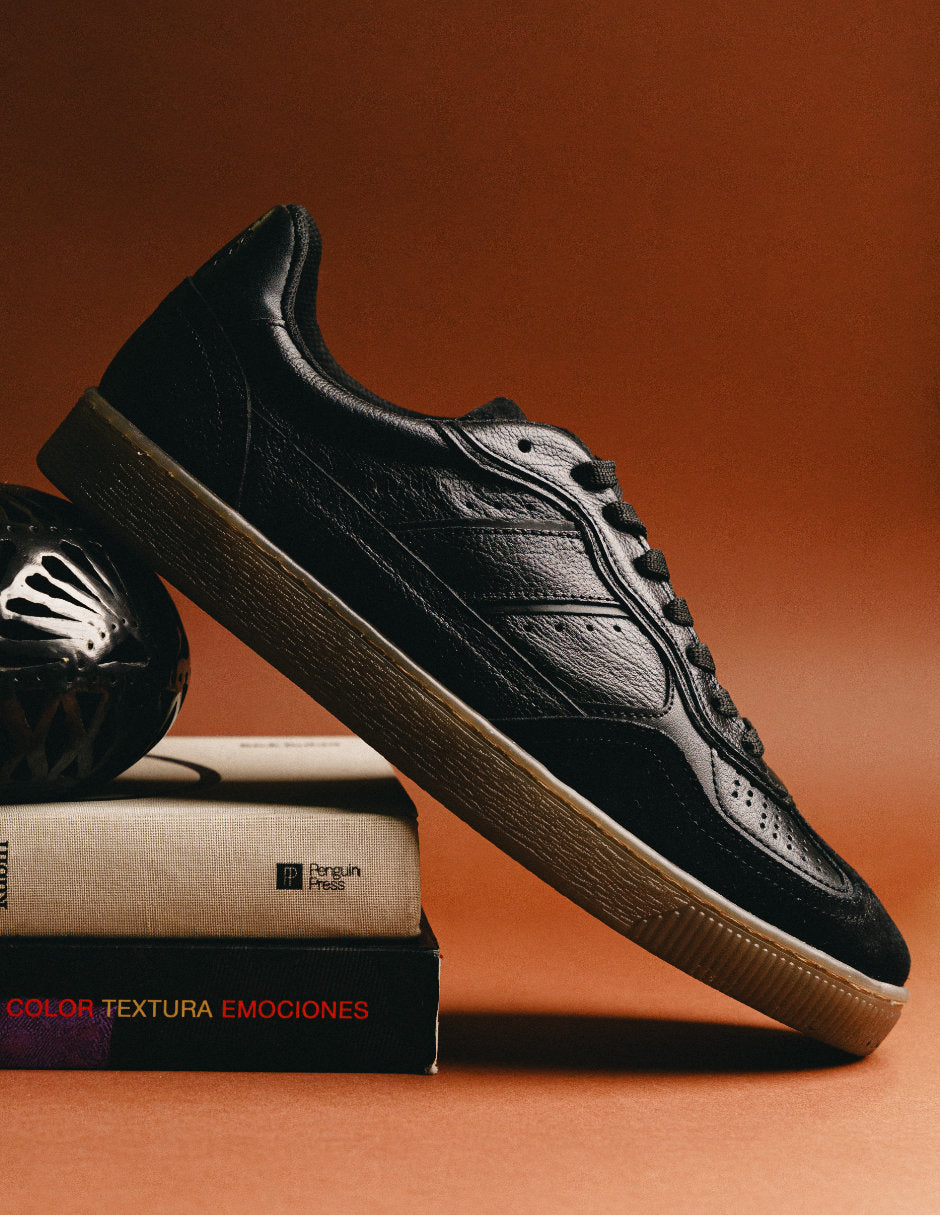 Lowtop Leather Sneaker PARMA Black