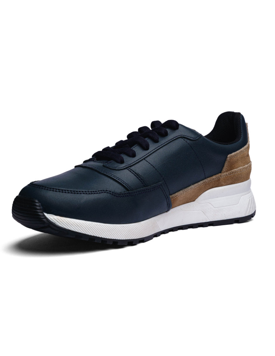 Trainer Leather Sneaker VERONA NAVY