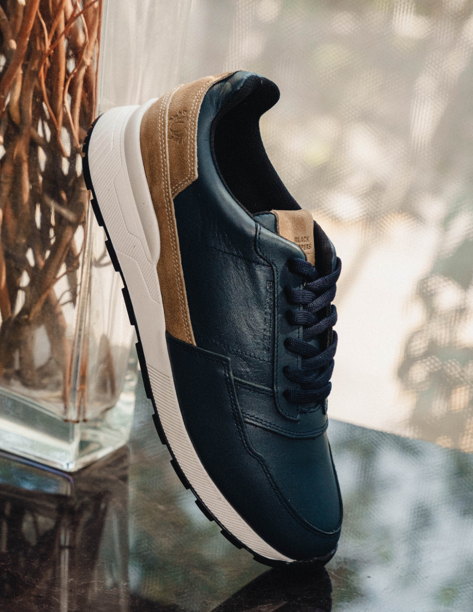 Trainer Leather Sneaker VERONA NAVY